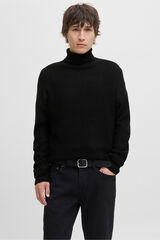 Jack & Jones Jersey cuello vuelto negro