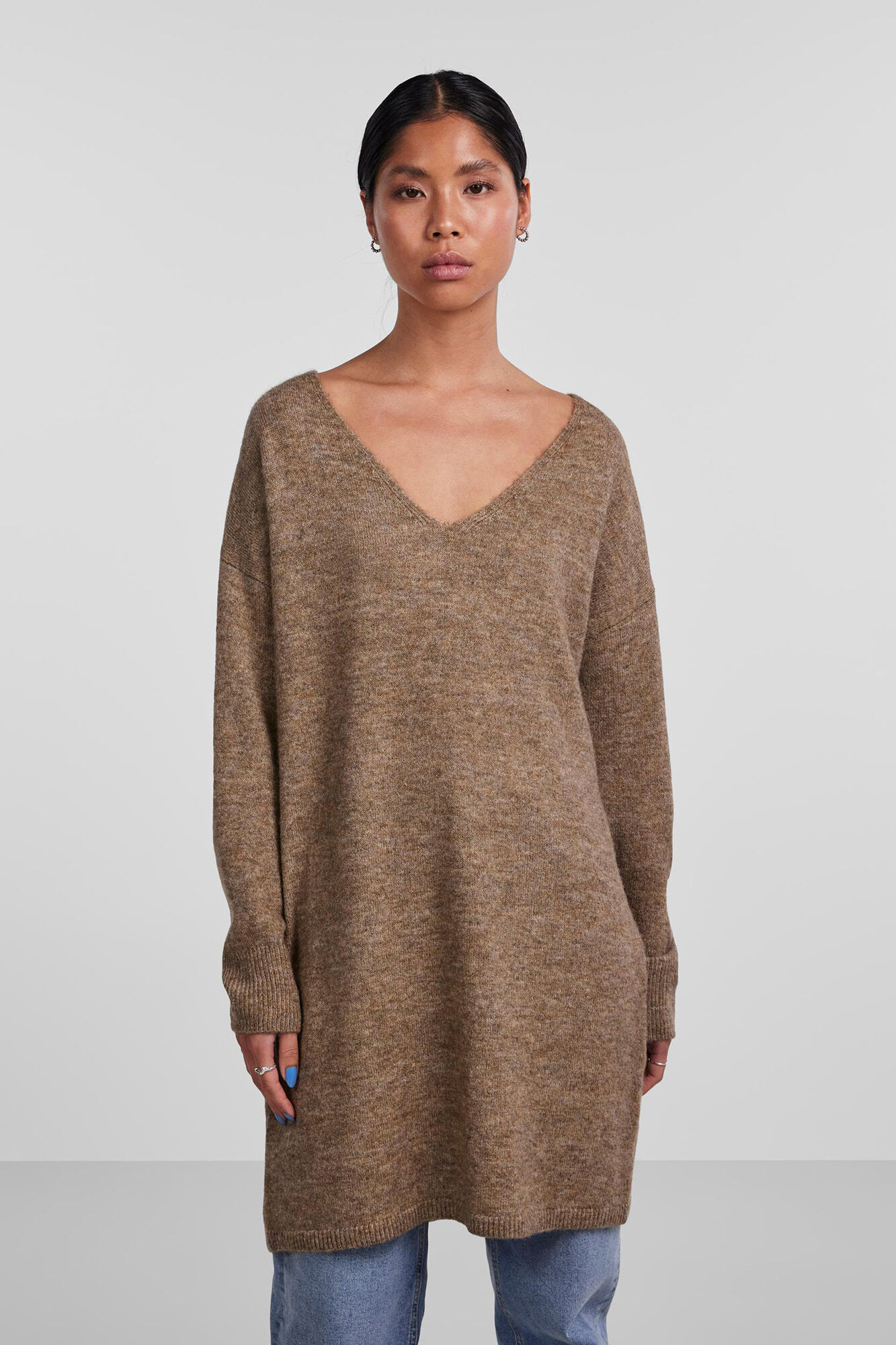 Pieces Vestido corto de punto