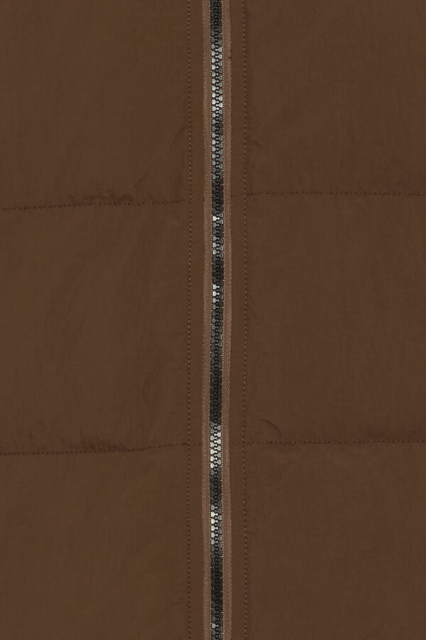 Blend Casaco acolchoada castanho