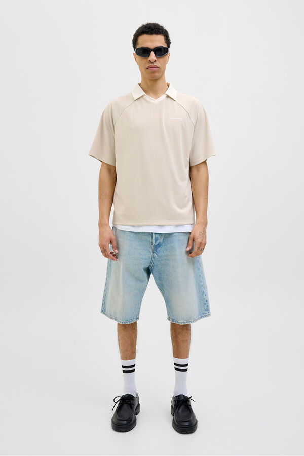 Jack & Jones Polo de pique gris