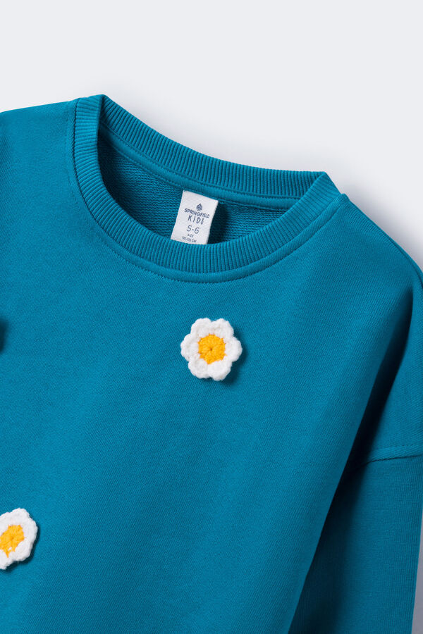 Springfield Kids Sudadera flores ni&ntilde;a estampado