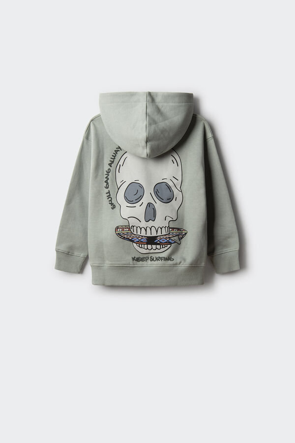 Springfield Kids Sudadera capucha Calavera azul