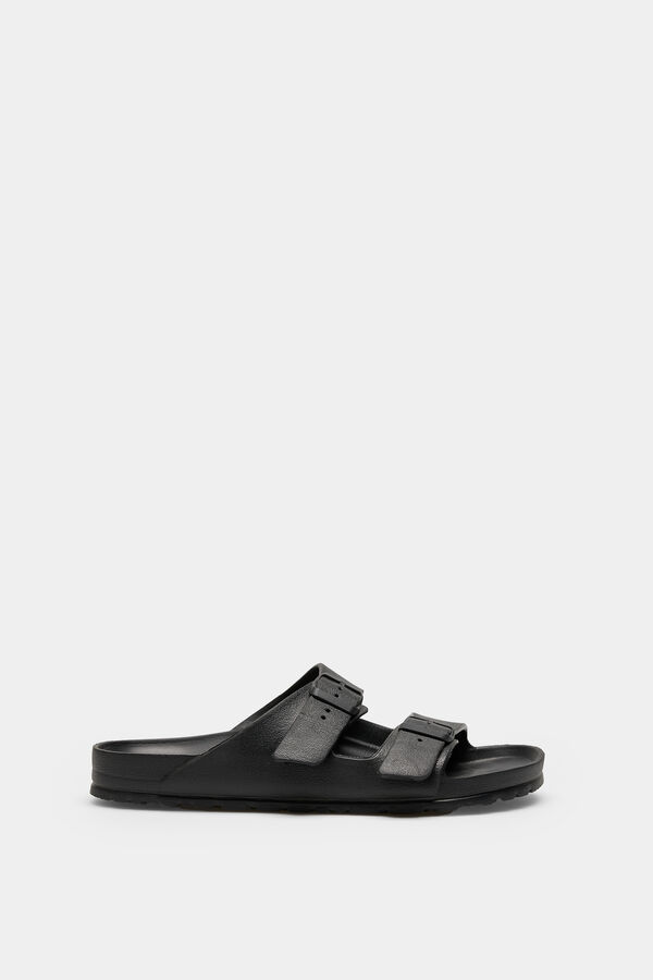 Springfield Sandalia goma hebillas negro