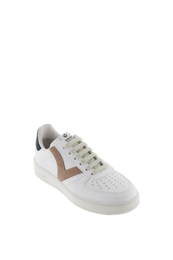 Victoria Zapatillas Retro polipiel Contraste rosa