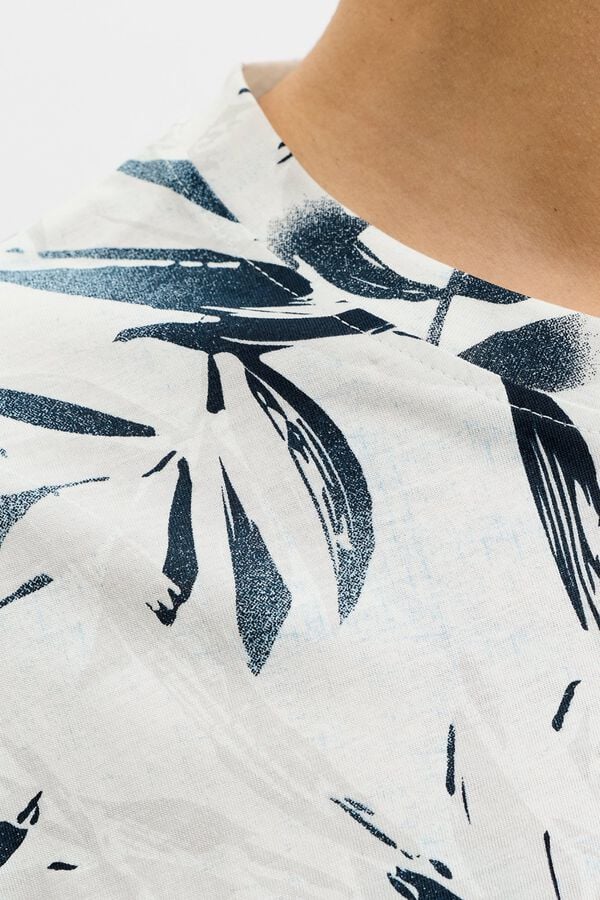 Jack & Jones T-shirt regular fit estampada branco