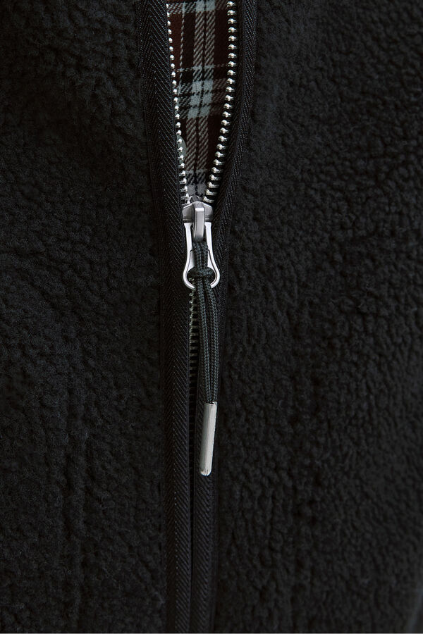 Jack & Jones Chaleco polar negro