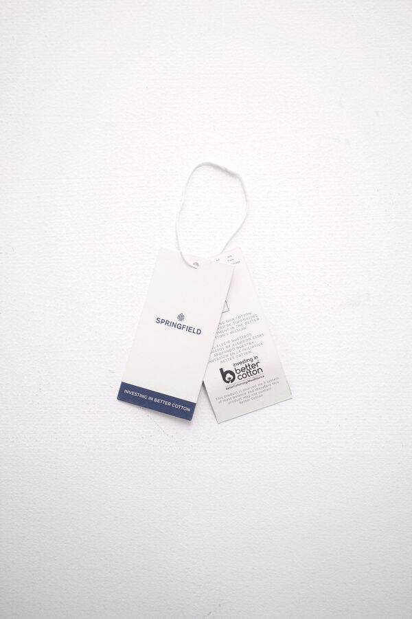 Springfield Camiseta tomara que alças com decote em crochet bege