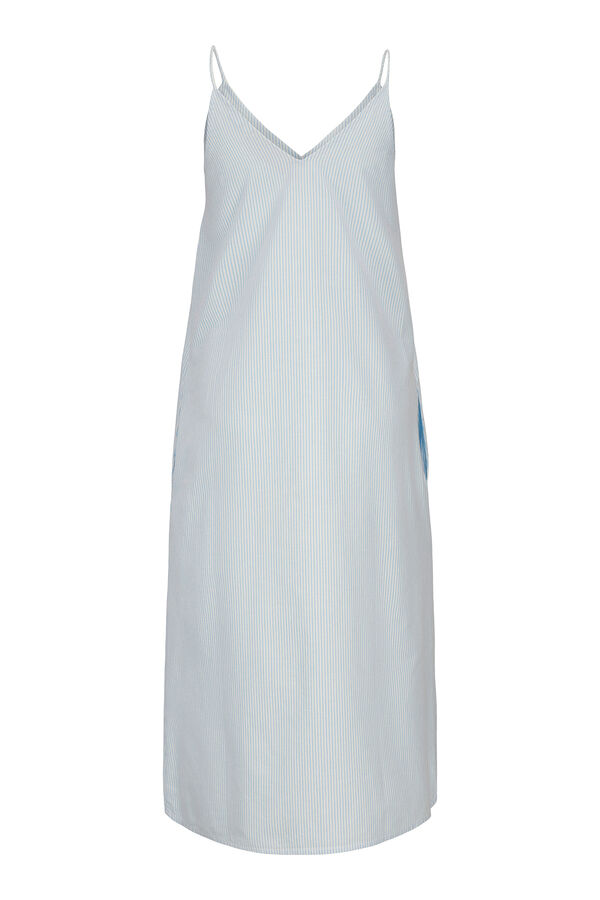 Jack & Jones Vestido midi tirantes azul