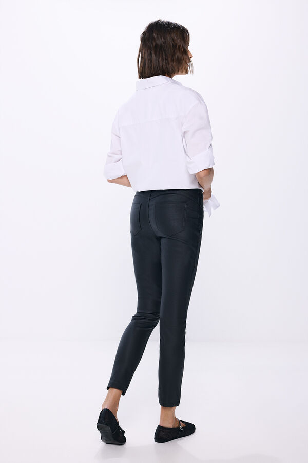 Springfield Cal&ccedil;a push-up encerada preto