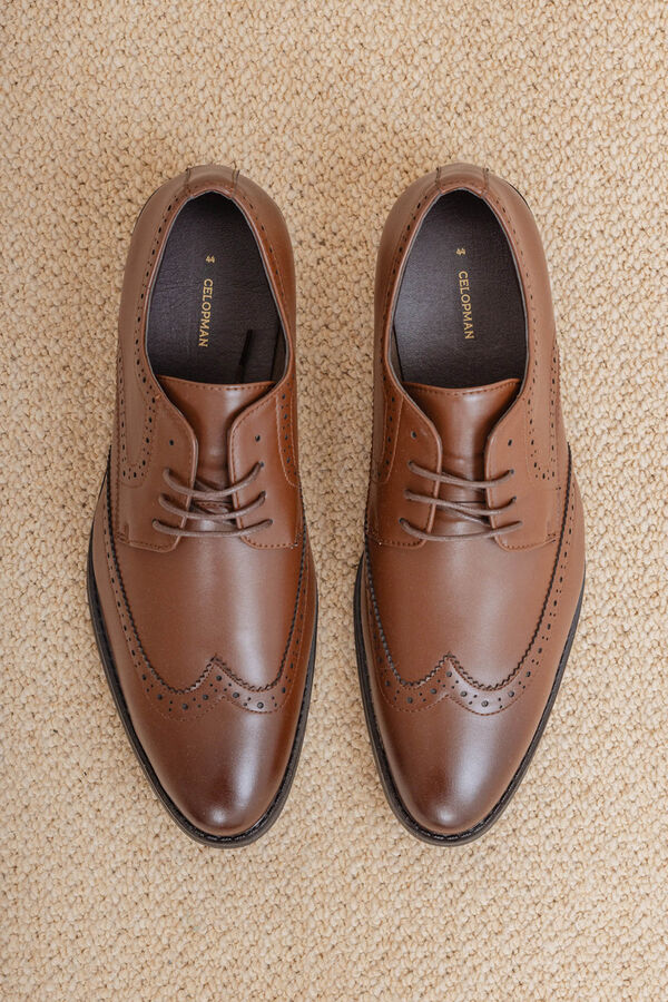Celopman Zapato Vestir tostado