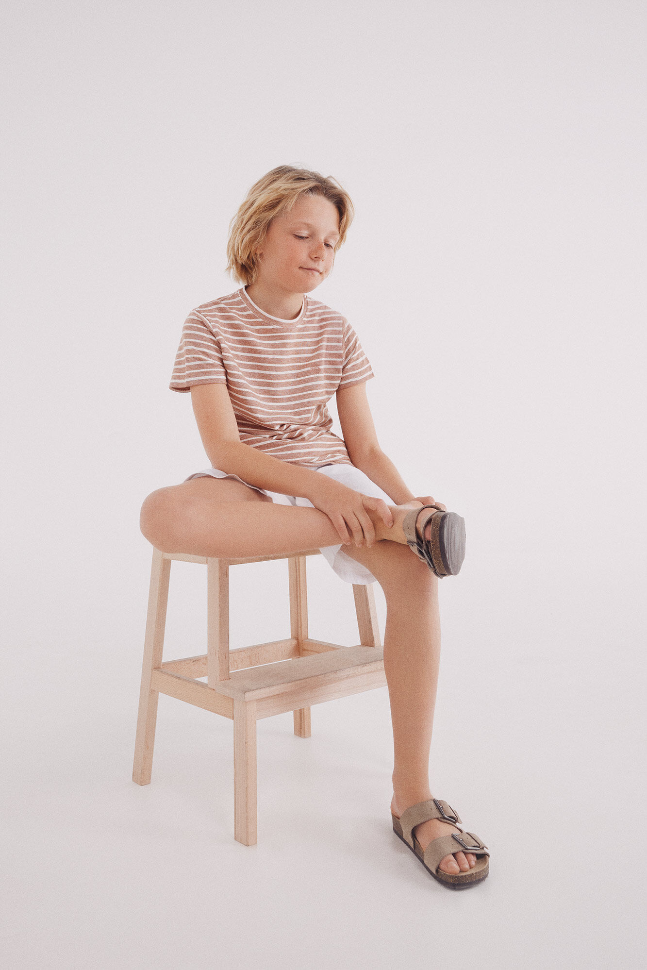 Springfield Kids Camiseta textura rayas ni&ntilde;o