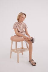 Springfield Kids Camiseta textura rayas ni&ntilde;o estampado