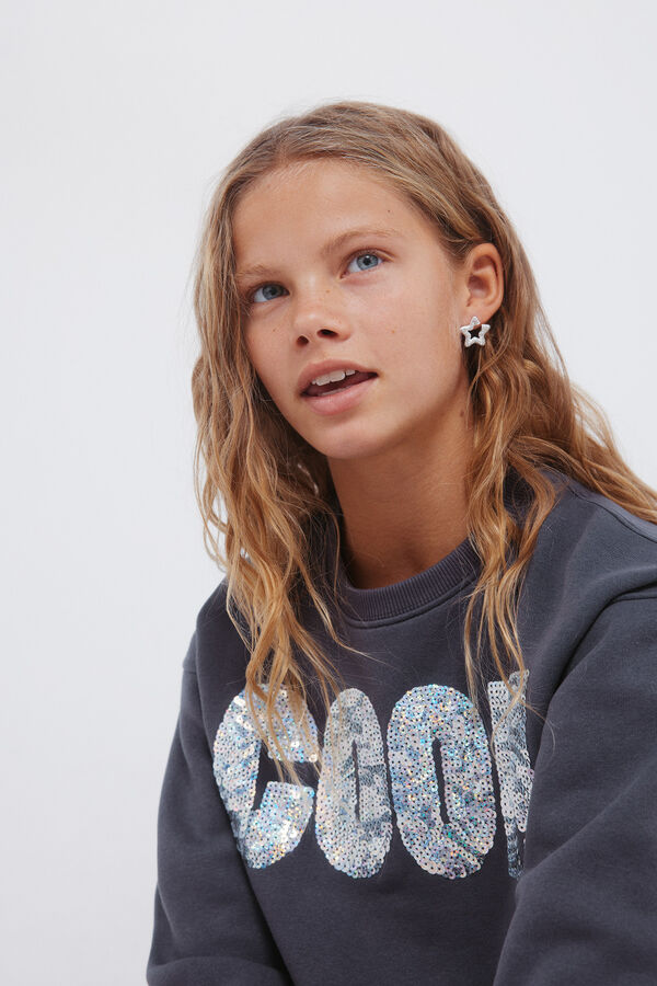 Springfield Kids Sudadera "cool" ni&ntilde;a gris