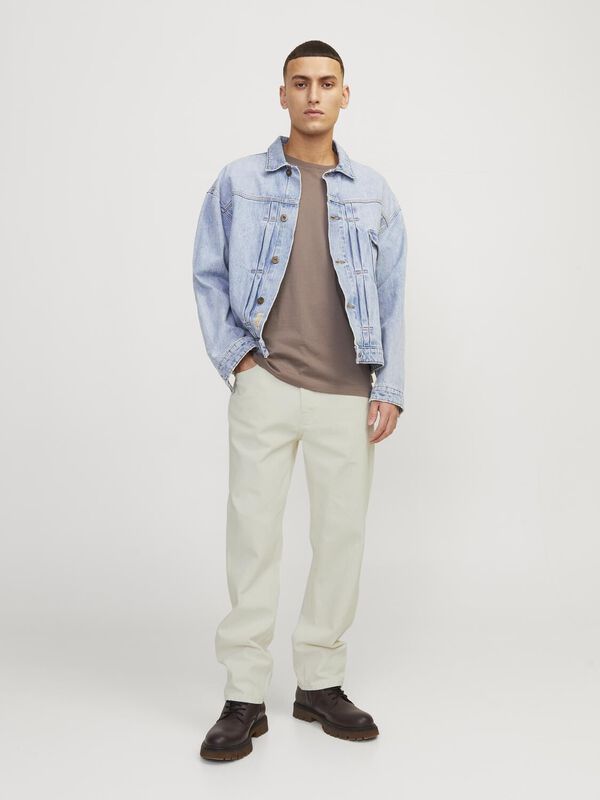 Jack & Jones Jeans fit folgado cru