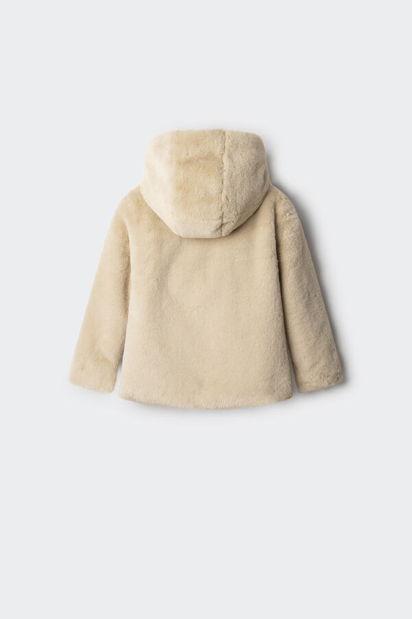 Springfield Kids Abrigo pelo ni&ntilde;a beige