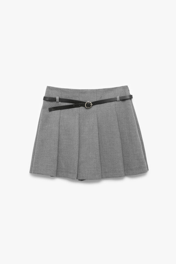 Koton Minifalda plisada gris