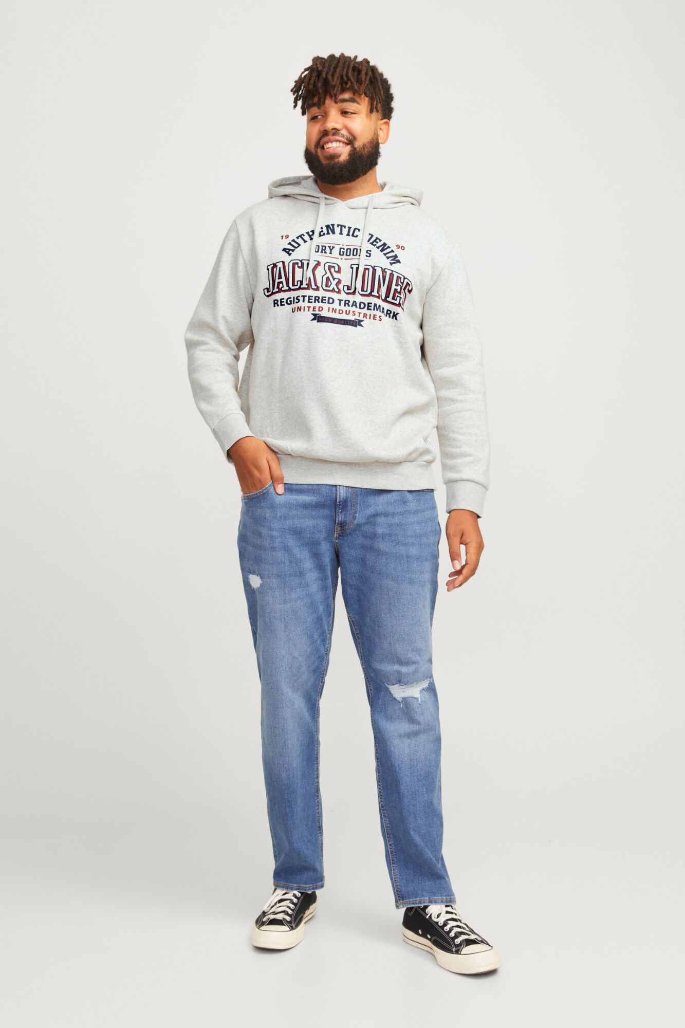 Jack & Jones PLUS Moletom Plus Sweatshirt regular fit