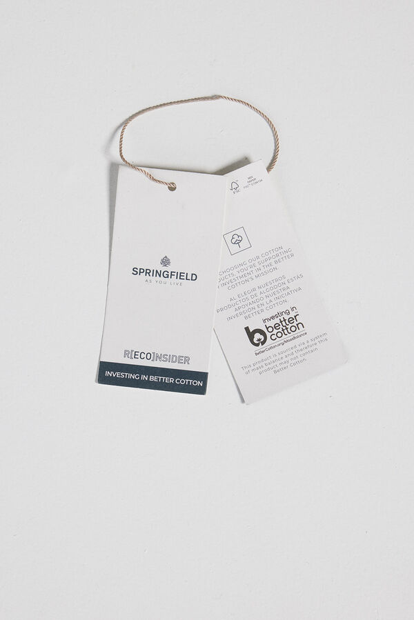 Springfield Bermuda algod&oacute;n comfort fit nude