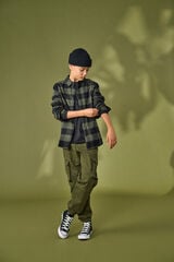 Only & Sons Junior Sobrecamisa de ni&ntilde;o. verde