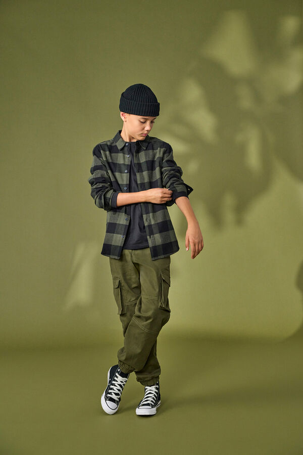 Only & Sons Junior Sobrecamisa de ni&ntilde;o. verde