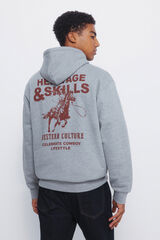 Springfield Sweatshirt Capuz cinzento