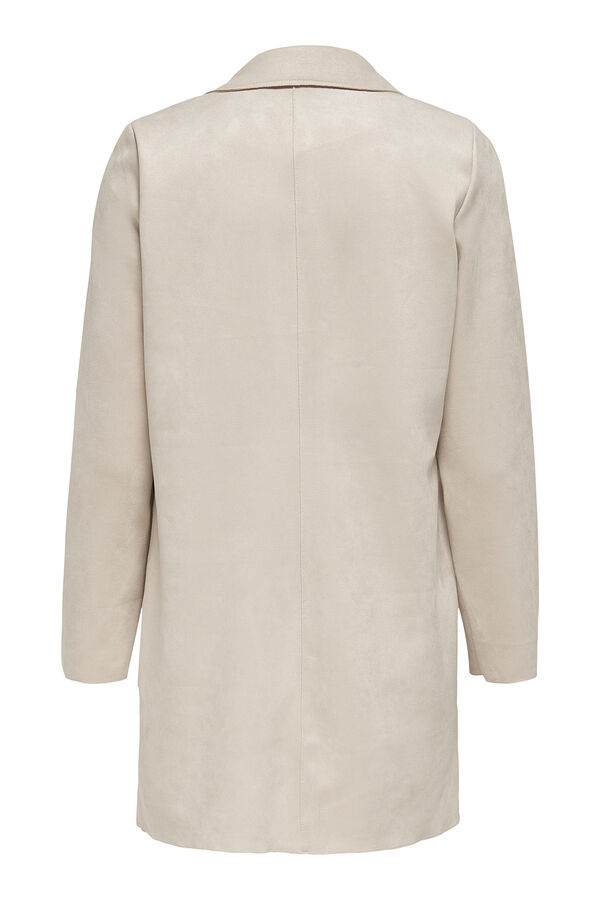 Only Chaqueta de ante beige