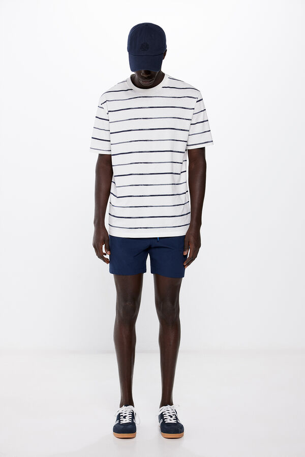 Springfield Ba&ntilde;ador liso azul