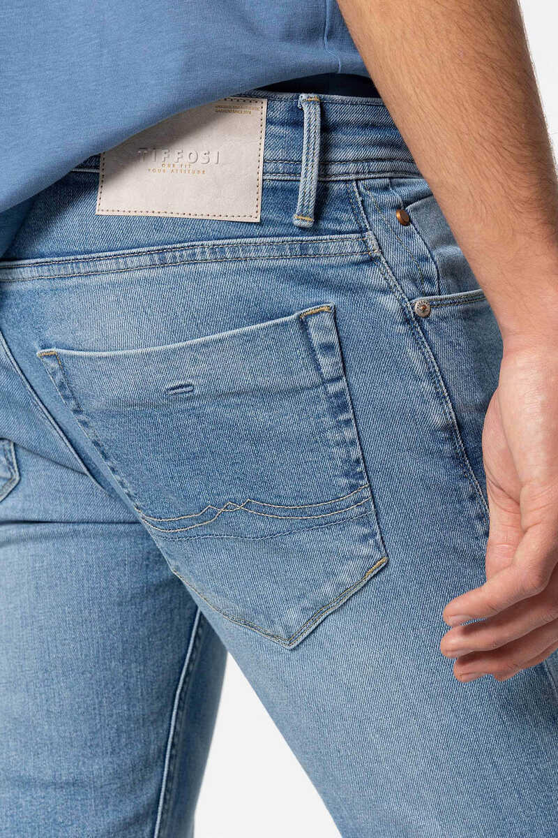 Springfield Jeans John Slim azul medio