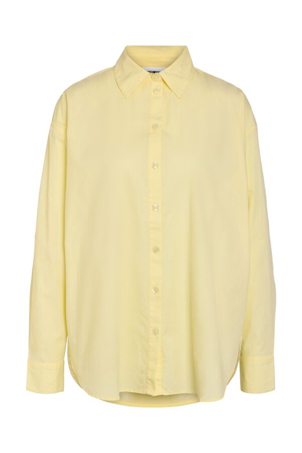 Noisy May Camisa de manga larga oversize amarillo