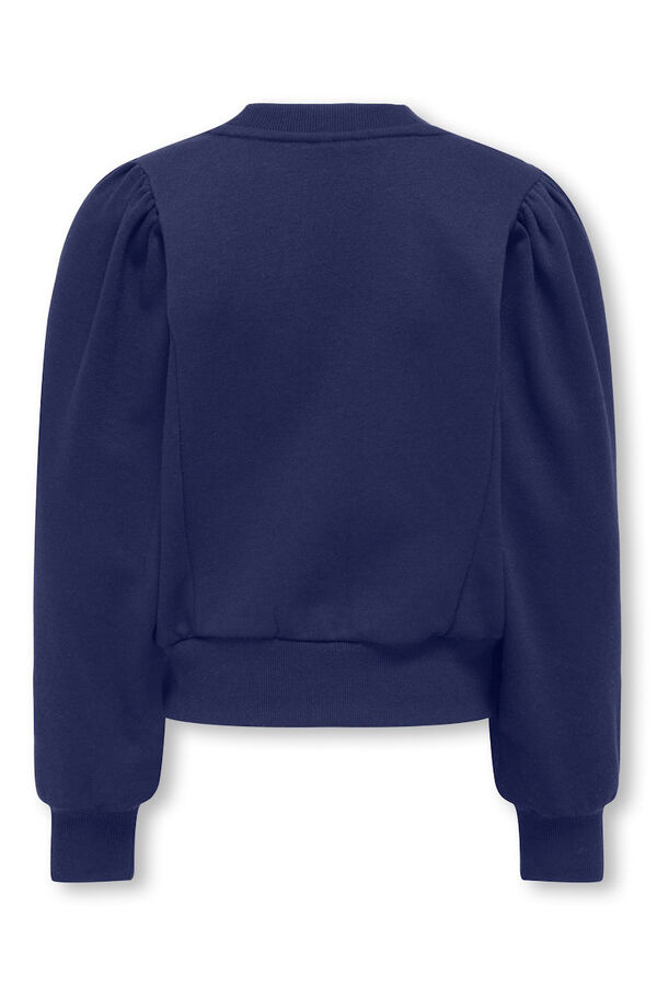 Only Girls Sweatshirt com brilhantes azul