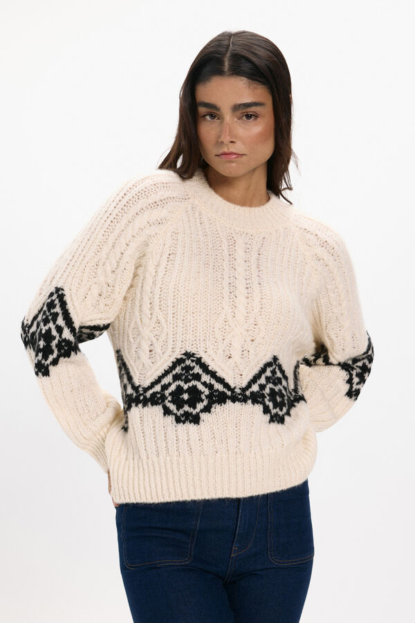 JDY Jersey cuello redondo rosa