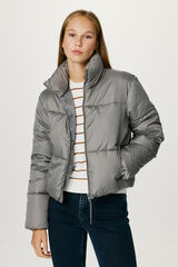 Jack & Jones Chaqueta corta acolchada gris