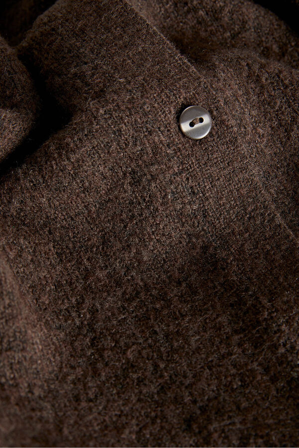 Jack & Jones Cardigan de punto con botones marr&oacute;n