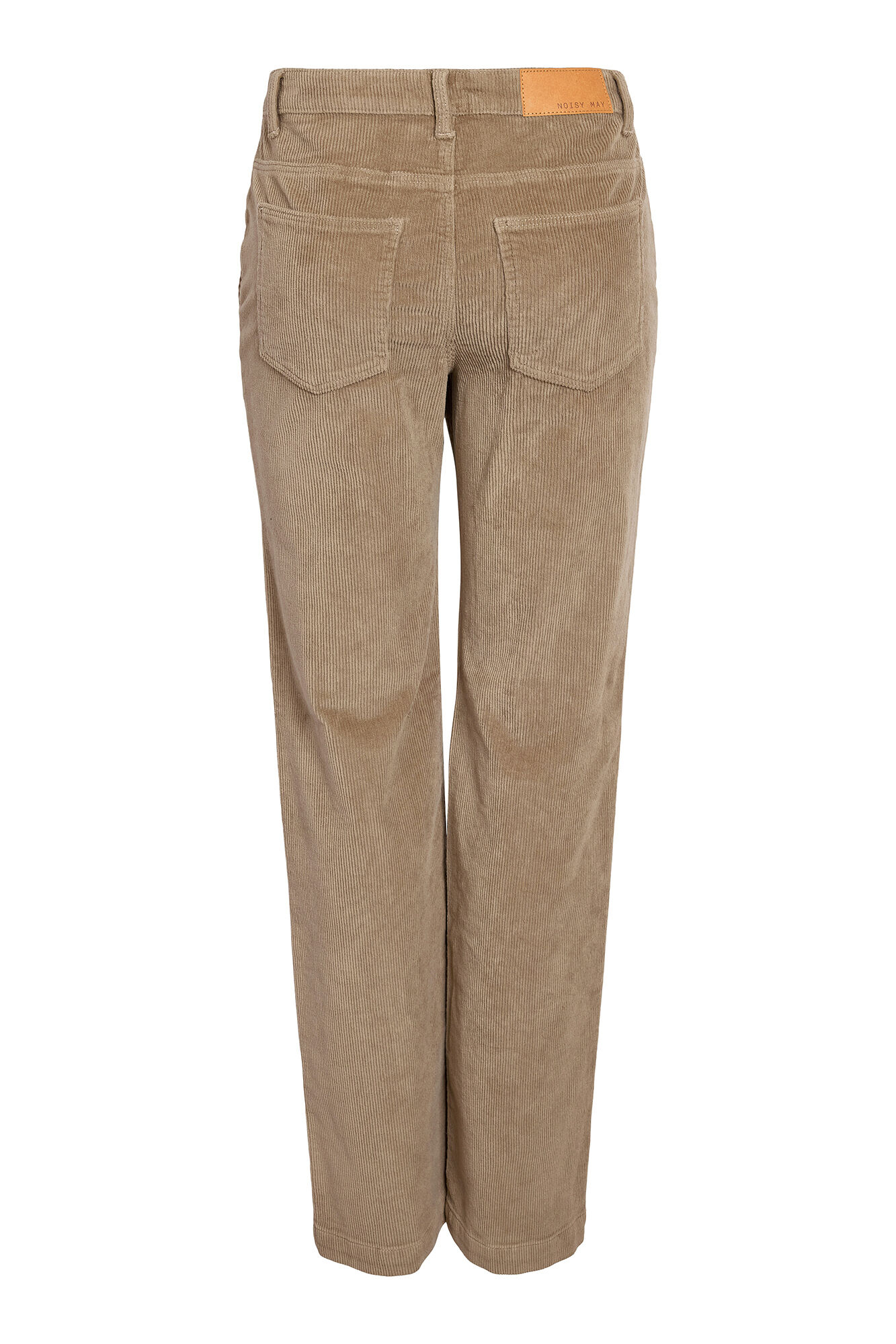 Noisy May Jeans de corte alta e cor escura