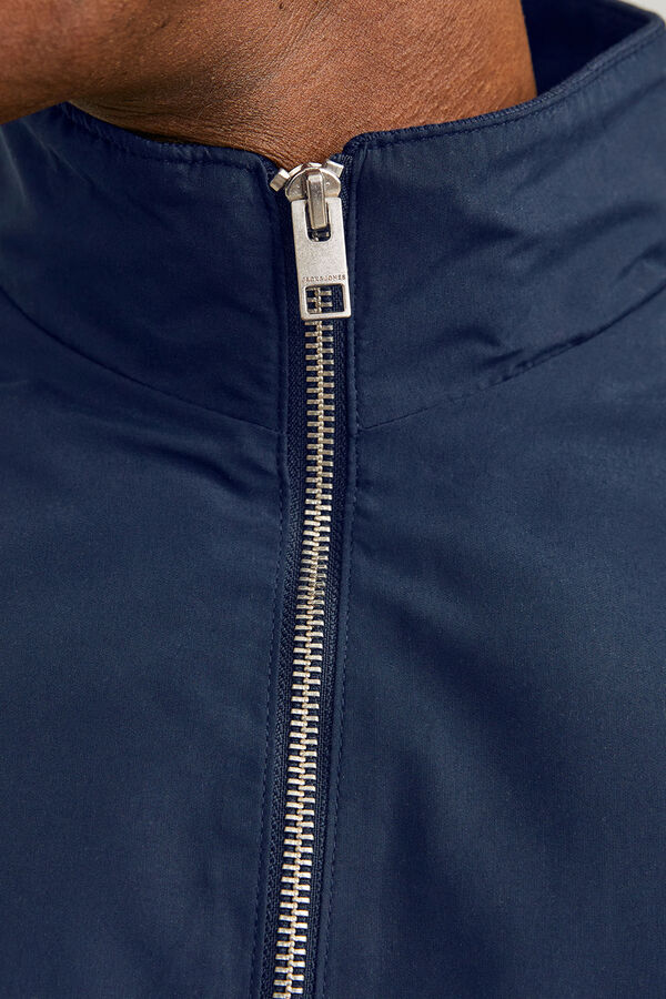 Jack & Jones Chaqueta bomber cuello alto azul