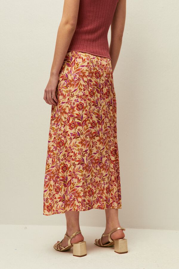 Systemaction Saia estampado floral branco
