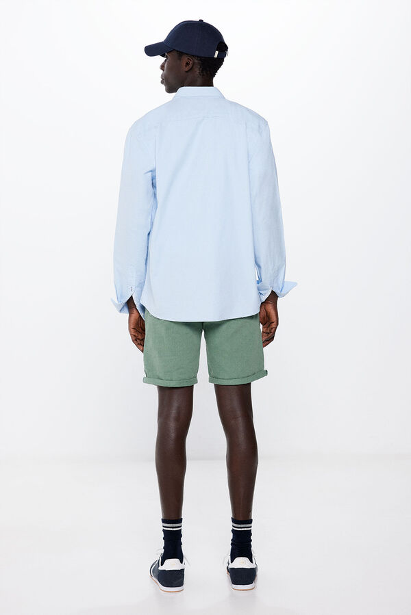 Springfield Bermuda color slim fit verde