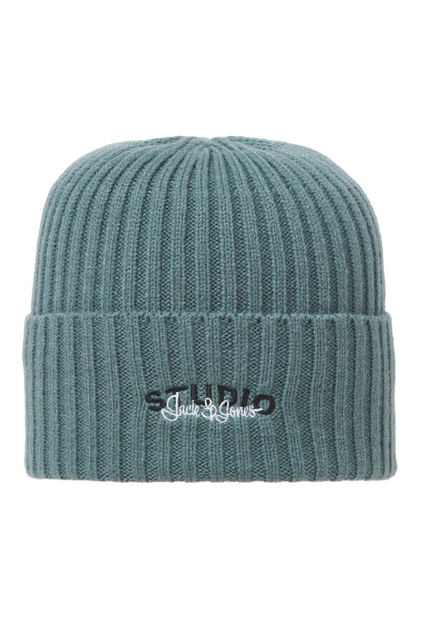 Jack & Jones Bon&eacute; com estampado de est&uacute;dio azul