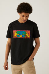Springfield Camiseta Keith Haring negro