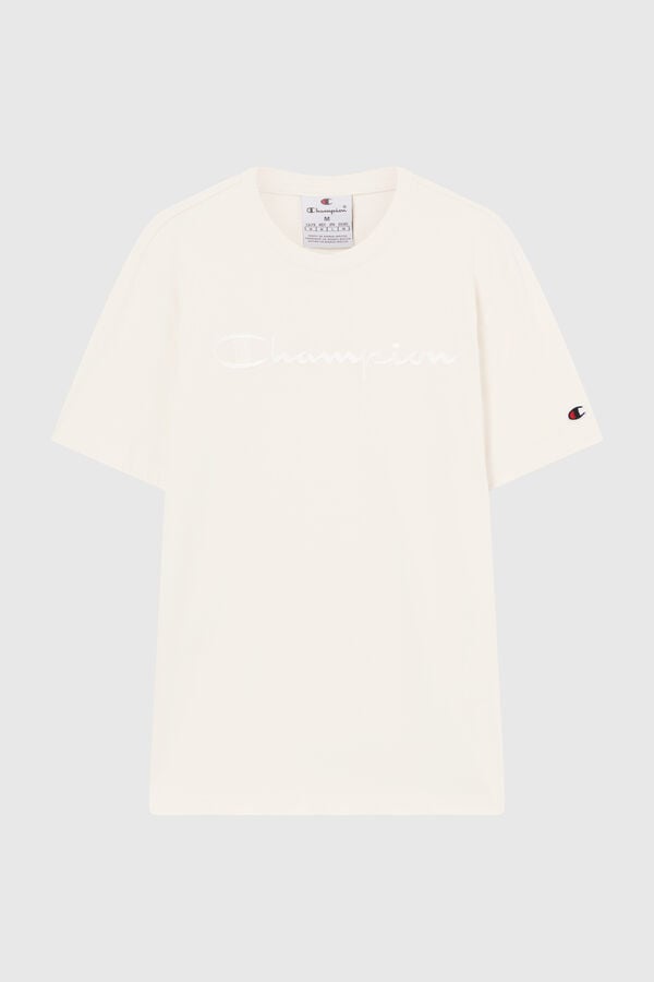 Champion Camiseta Champion com gola caixa bege