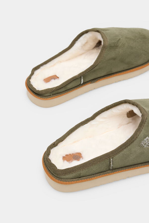 Springfield Chinelo de fita bicolor verde