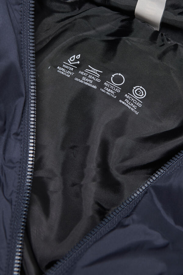 Only & Sons Chaqueta acolchada con capucha azul