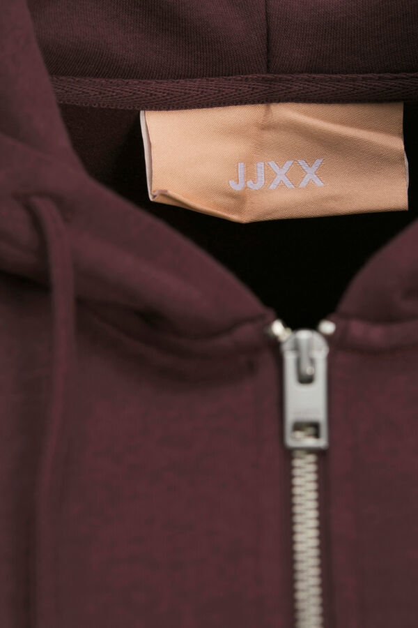 Jack & Jones Sweatshirt com fecho-&eacute;clair rosa