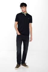 Springfield Jeans regular negro lavado gris