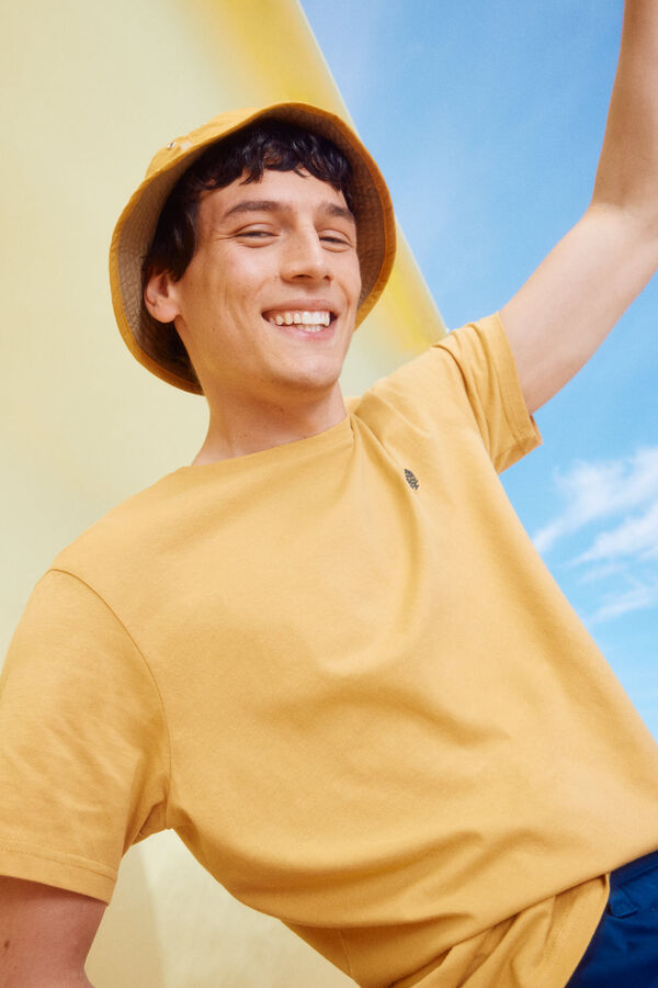 Springfield T-shirt b&aacute;sica &aacute;rvore amarelo