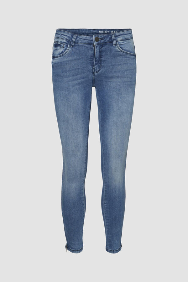 Springfield Jeans Skinny azul aço