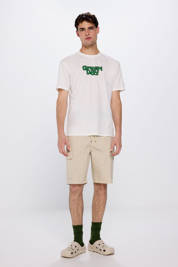 Springfield Camiseta Green Day marfil