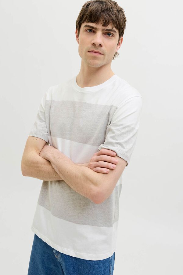 JJ REBEL Camiseta regular fit gris