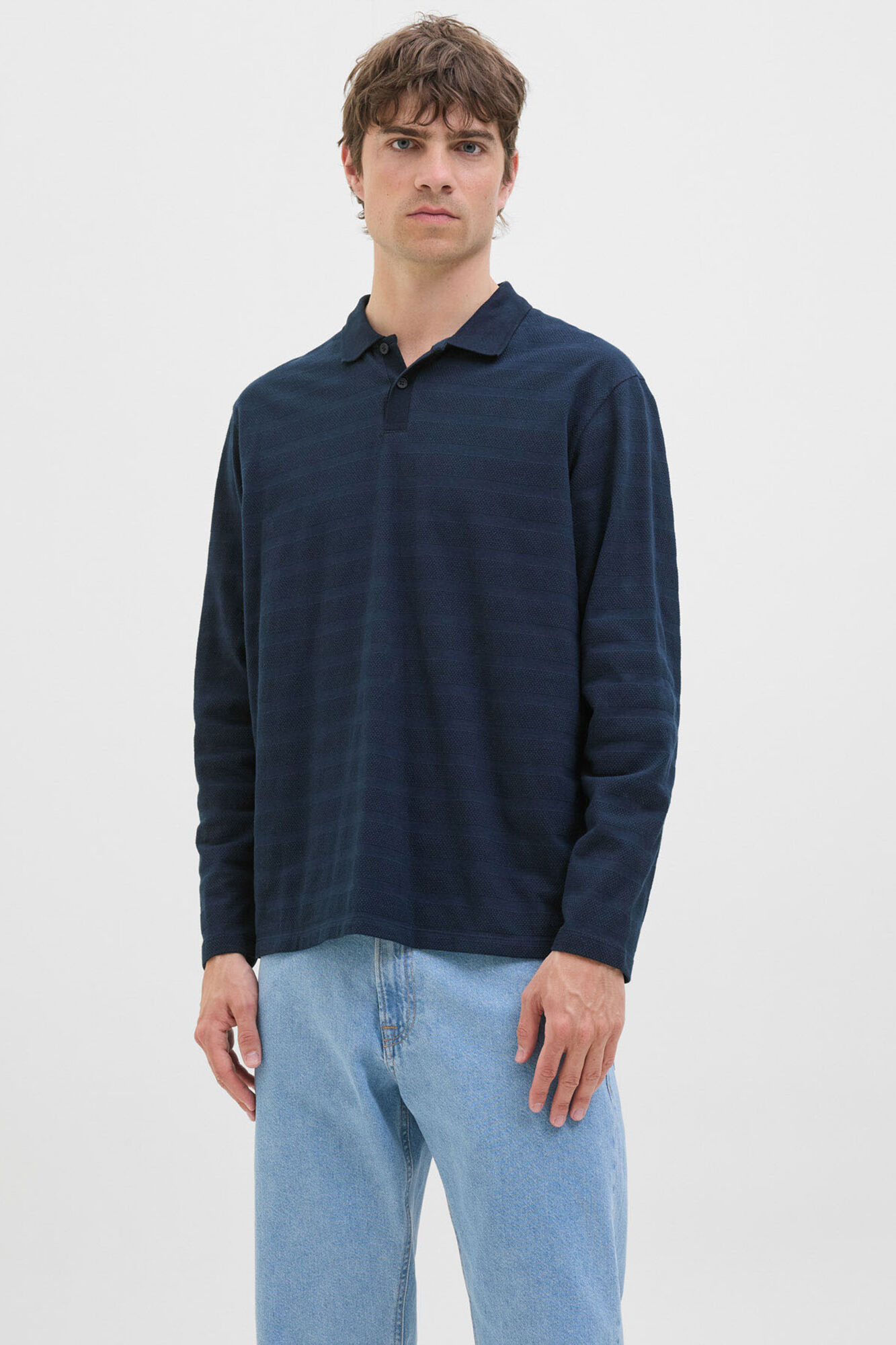JJ REBEL Polo de manga comprida