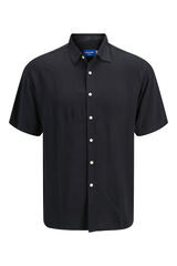 Jack & Jones Camisa de manga curta com ajuste relaxado preto